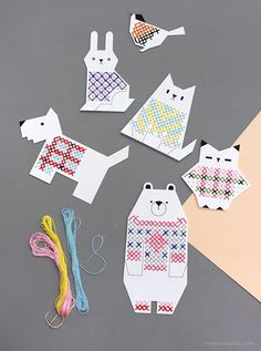 Sewing cards