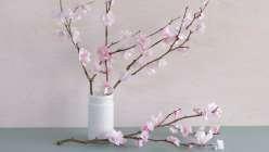 Paper Cherry Blossom branch in a vase 