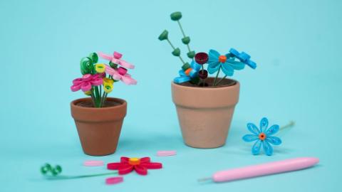 Paper Quilled Mini Potted Plants 