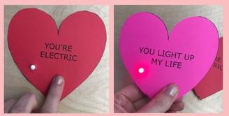 Valentine Light up card 